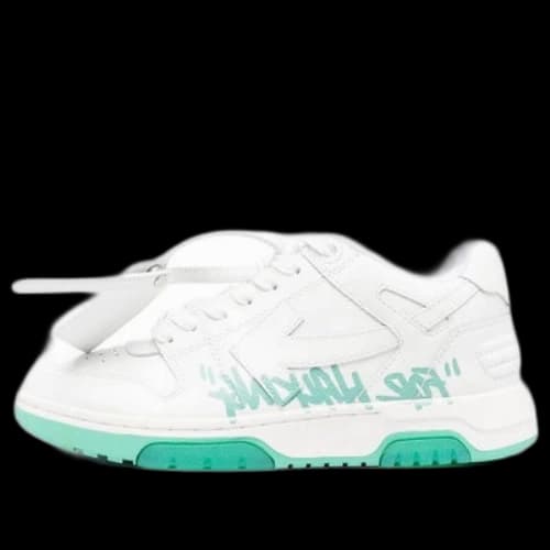 Off-White Out Of Office Low-Top For Walking Sneaker 'White Green' (Women's)