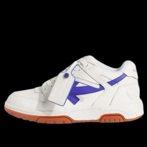 Off-White Out Of Office Low-Top Sneaker 'White Blue Brown' (Women's)