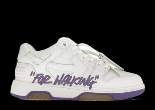 OFF-WHITE Out Of Office OOO "For Walking" Low Tops White Lilac (Women's)
