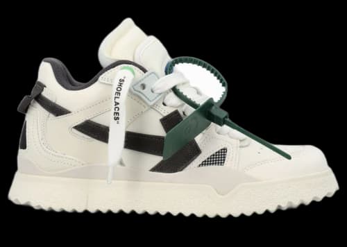 OFF-WHITE Sponge Mid Top White Black (Women's)