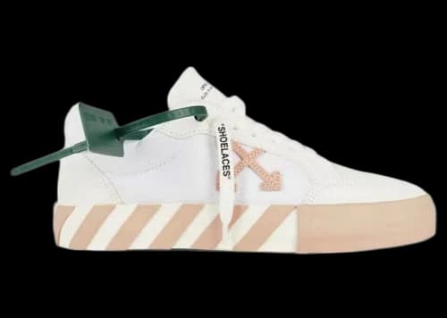 OFF-WHITE Vulc Low Canvas Suede White Pink (Women's)