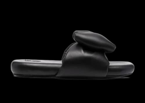 OFF-WHITE Extra Padded Bow Slide Black Black (Women's)