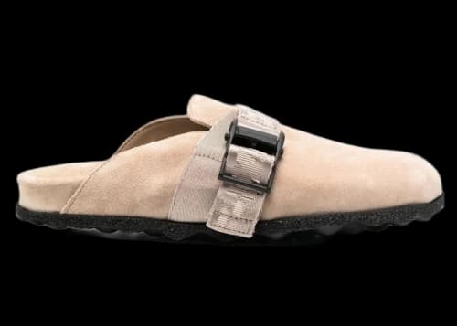 OFF-WHITE Suede Industrial Belt Sabot Sand (Women's)
