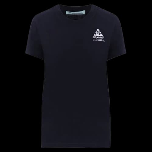 Off-White Carryover Fitted Tee 'Black Flower Pattems' (Women's)