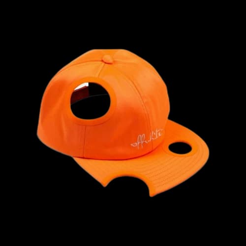 Off-White Logo Circle Baseball Cap 'Orange'