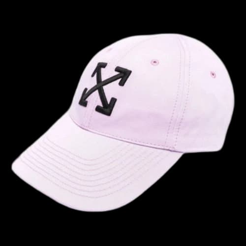 Off-White Arrow Pattern Purple Cap