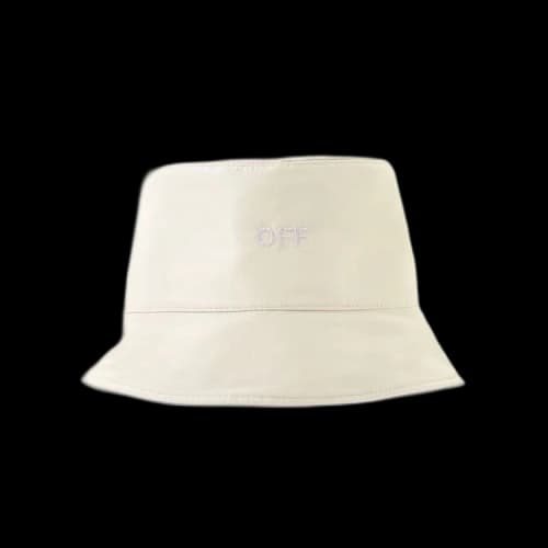 Off-White Reversible Off Stamp Bucket Hat 'Beige'