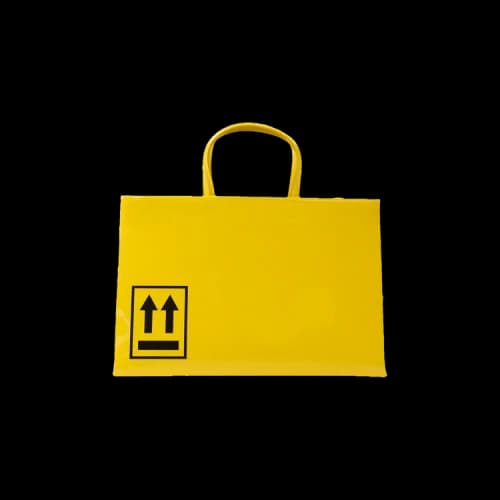 Off-White Arrow Logo Tote Bag 'Yellow/Black'