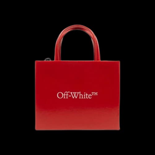 Off-White Logo Mini Box Tote Bag 'Red'