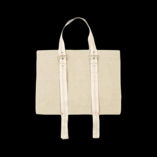 Off-White Canvas Industrial Tote Bag 'White'