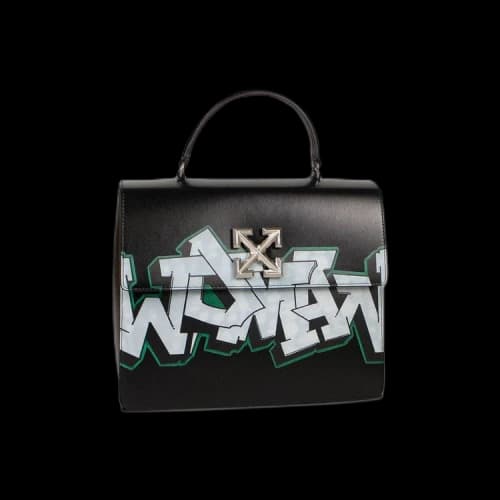 Off-White Graffiti Tote Bag 'Black'
