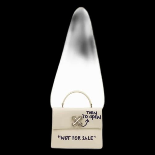 Off-White Quote Jitney 2.8 Top Handle Bag 'White'