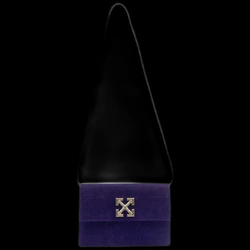 Off-White Suede Jitney 1.0 Purse 'Violet'