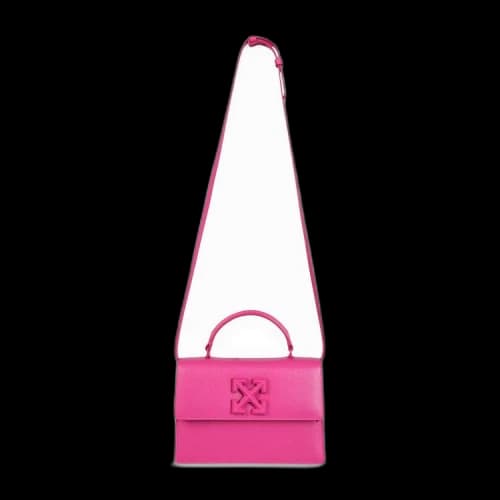 OFF-WHITE Jitney 1.4 Shoulder Bag Fuchsia