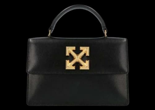 OFF-WHITE Jitney 1.4 Twist Shoulder Bag Black
