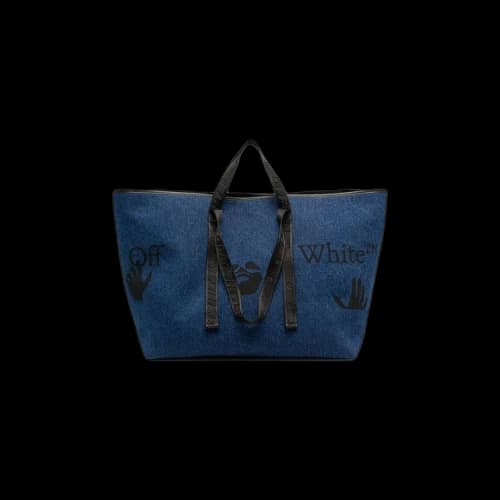 Off-White Commercial Large Tote Bag 'Denim Blue'