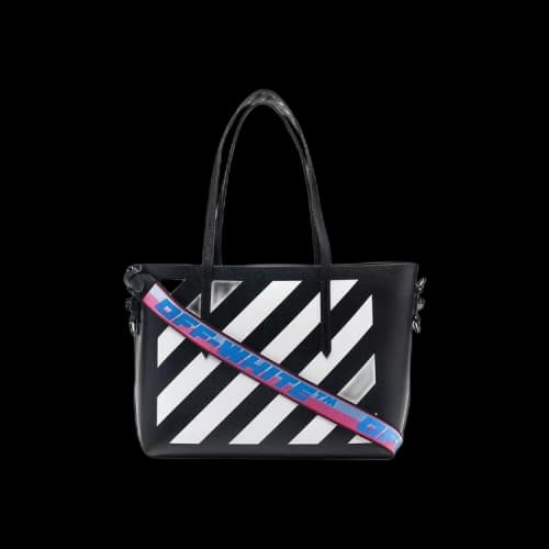 Off-White Binder Tote Bag 'Black/White'