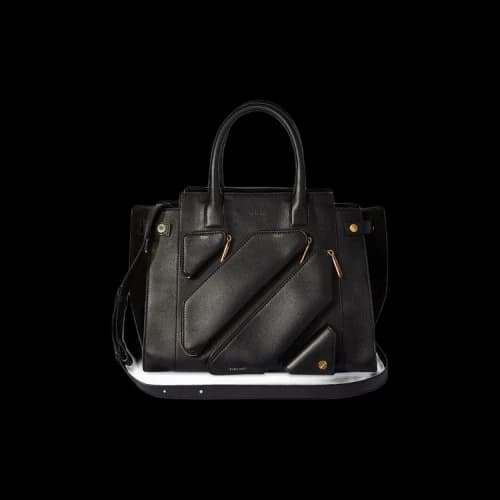 Off-White City Leather Tote Bag 'Black'