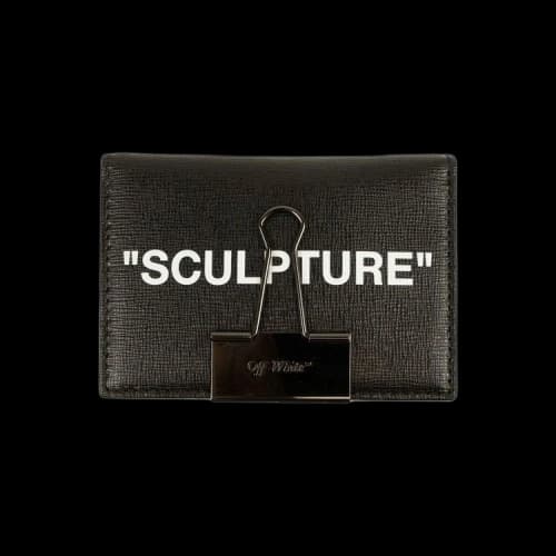 Off-White Clip Sculpture Cardholder 'Black'