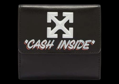 OFF-WHITE Jitney French Quote Wallet Black/Multicolour