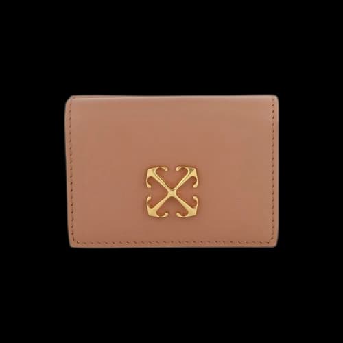 Off-White Jitney Mini Compact Wallet 'Nude'