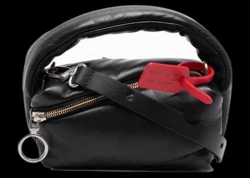 OFF-WHITE Pump Pouch 19 Tote Bag Black