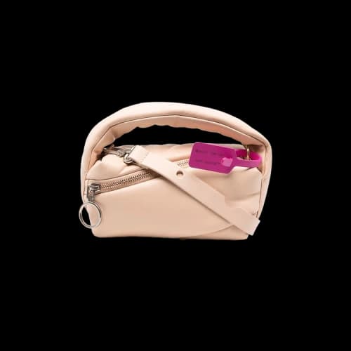 OFF-WHITE Pump Pouch 19 Tote Bag Sand Beige