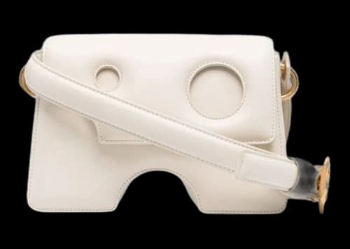 OFF-WHITE Burrow-22 Shoulder Bag Beige
