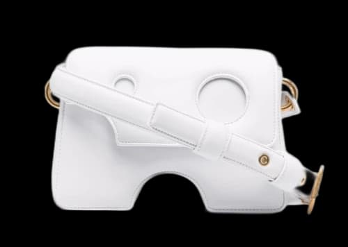 OFF-WHITE Burrow-22 Shoulder Bag White