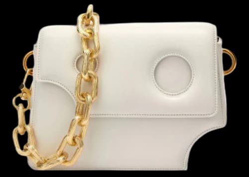 OFF-WHITE Burrow 24 Shoulder Bag White