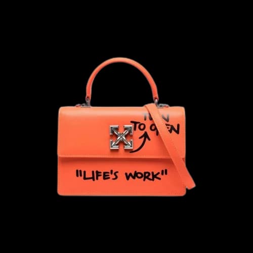 Off-White Jitney 1.4 Tote Bag 'Orange/Black'