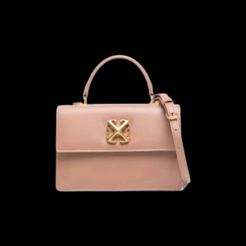 OFF-WHITE Jitney 1.4 Top Handle Nude
