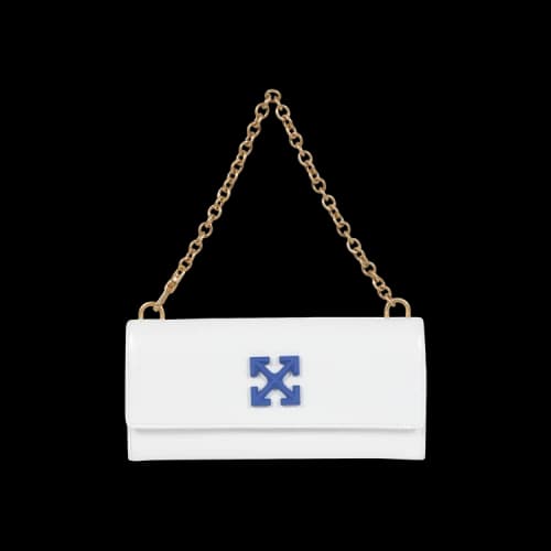 Off-White Jitney Chain Wallet 'White'