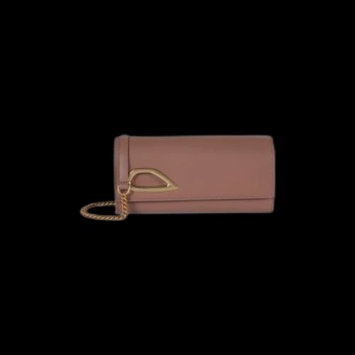 Off-White Clam Wallet On Chain 'Nude'