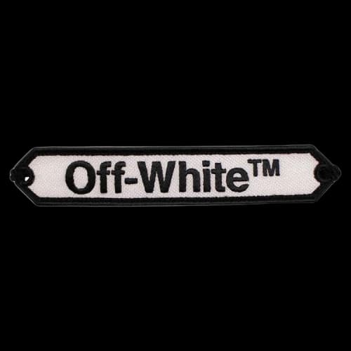 Off-White Logo Macramé Bracelet 'Black/White'