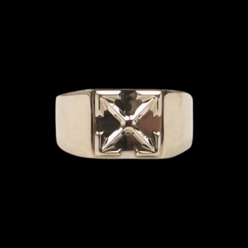 Off-White Metal Arrow Ring 'Silver'