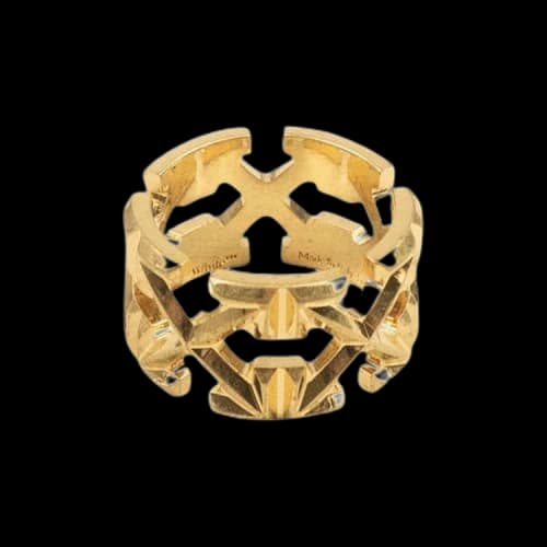 Off-White Arrow Logo Ring 'Gold'