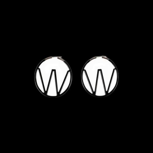 Off-White Hoop Earrings 'Black'