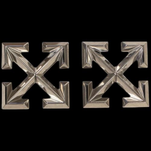 Off-White Big Arrows Earrings 'Silver'