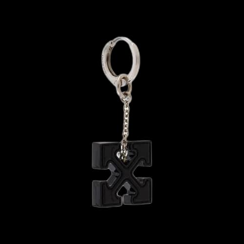 Off-White Arrow Cross Earring 'Black'