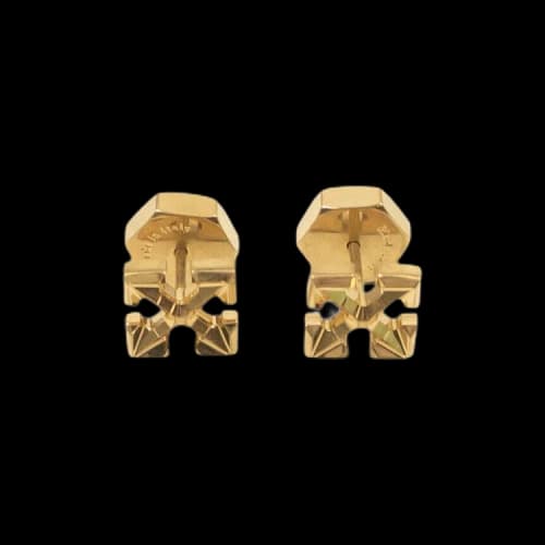Off-White Extra Small Arrow Earrings 'Gold'