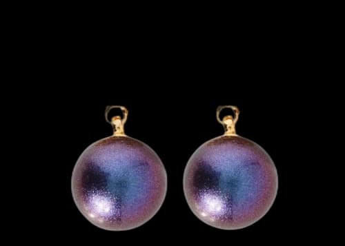 Off-White Arrows Crystal-Embellished Earrings Gold/Cobalt