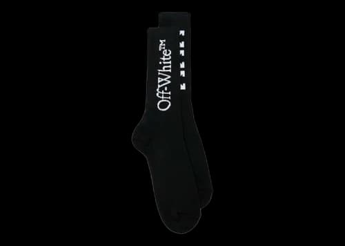 OFF-WHITE Arrow Bookish Socks Black/White