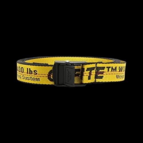 Off-White Mini Industrial Belt 'Black/Yellow'