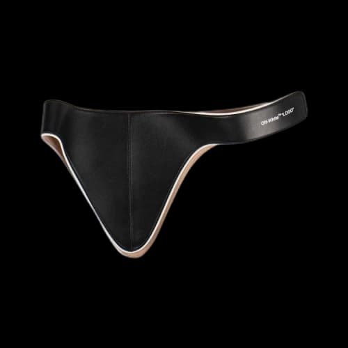 Off-White Logo Racing Belt 'Black'