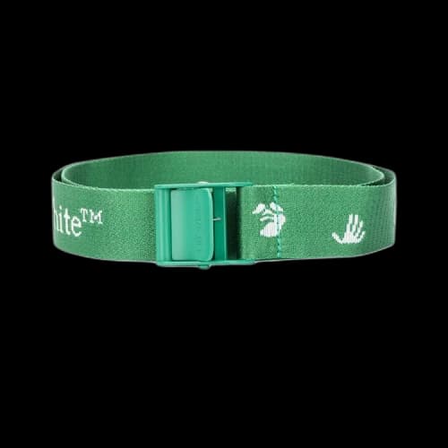 Off-White New Logo Classic Industrial Belt 'Green'