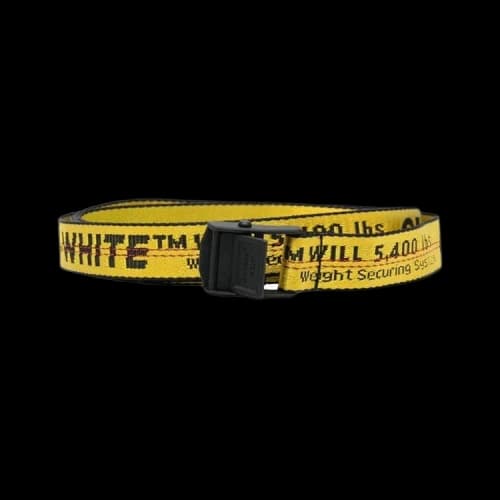 Off-White Mini Industrial Belt H25 'Yellow/Black'