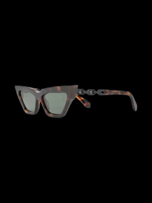 OFF-WHITE Nina Cat Eye Sunglasses Havana Brown (OWRI024R21PLA0016000)