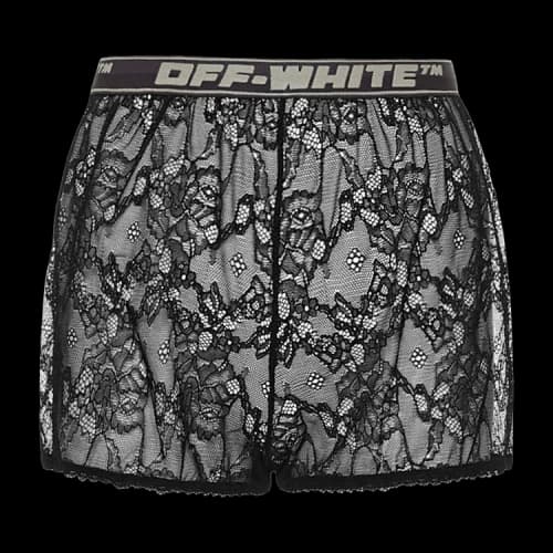 Off-White Lace Shorts 'Black'