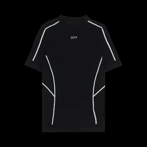 Off-White Off Stamp Seamless Short-Sleeve T-Shirt 'Black/White'